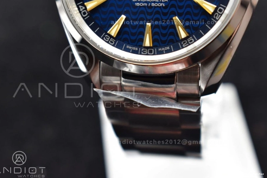 Blue Best Edition 150M 1:1 Bracelet Terra Efficient 508 A Aqua Dial SS On SS VSF Waved 0906